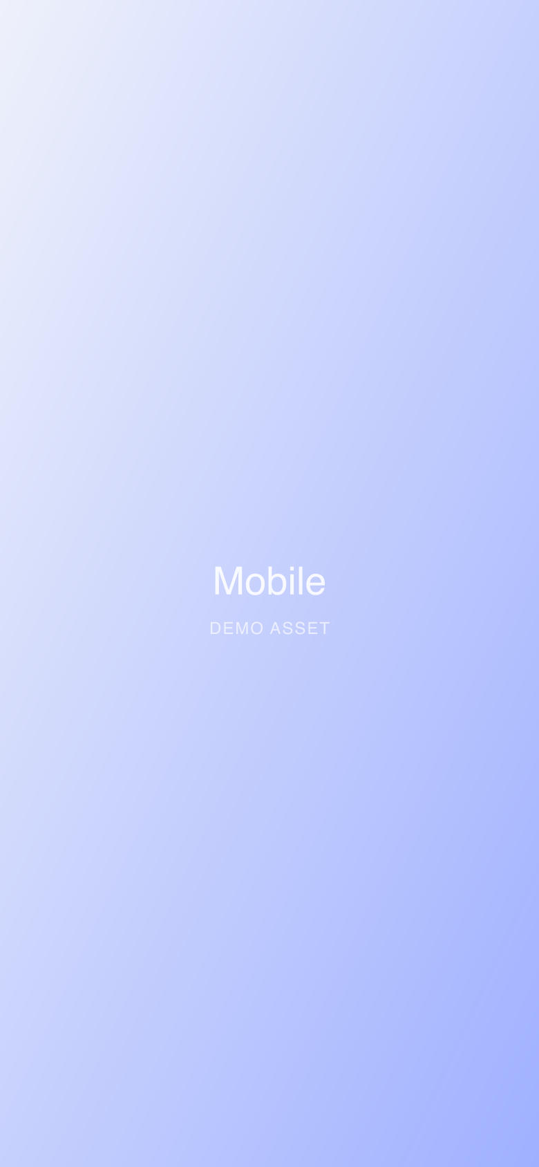 Example mobile screenshot